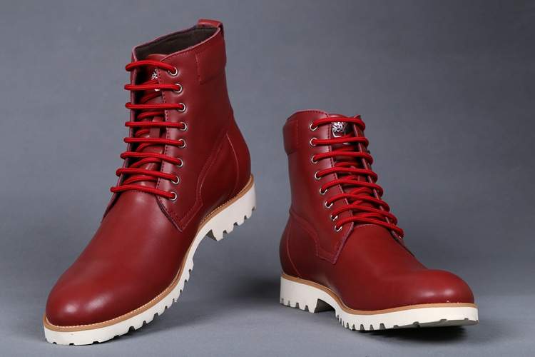 botte rouge homme