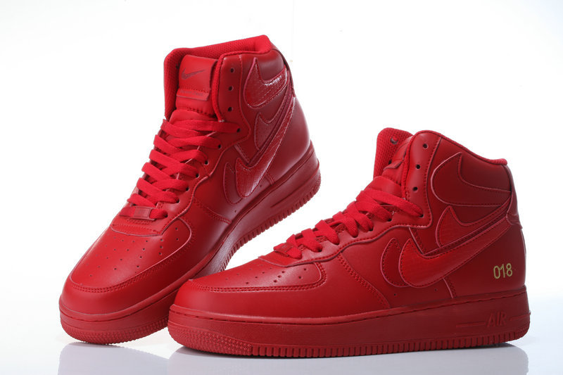 nike air force 1 mid homme rouge