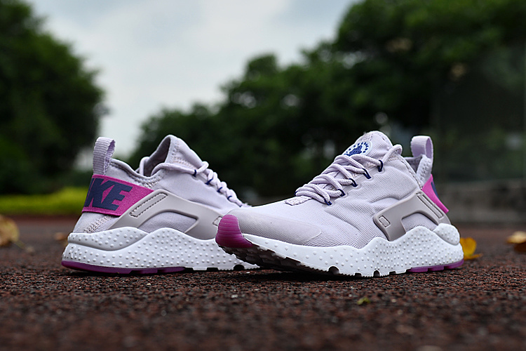 huarache violet blanc