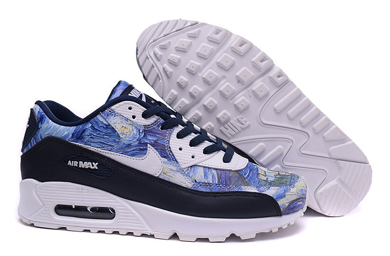 nike air max 90 bleu et noir