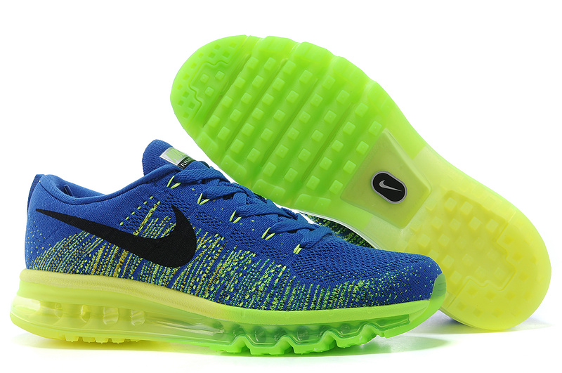 nike flyknit homme verte